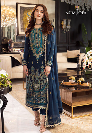 Buy Asim jofa AJRN-10 EMBROIDERED LAWN SILK    | Women FESTIVE Dress 2026.choose good quality brands like Maria b zainab Chottani, Hussain Rehar etc... Various Pakistani branded dresses summer fabric, elegant design, perfect for casual & formal wear also shop eid collections from khaslibaas .delivery available in UK, USA, Canada, UAE, Dubai and other countries... 