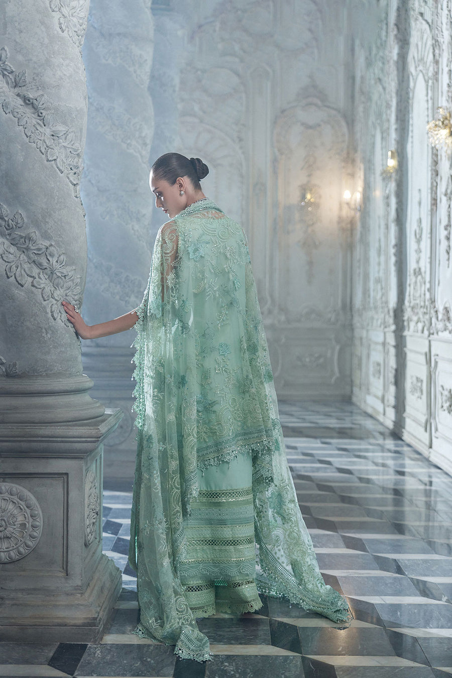 Buy from khaslibaas | sobia nazir Luxury Lawn Eid 2026 | 3 piece unstitched embroidered lawn suit for women (design 4B).choose good quality brands like Maria b zainab Chottani Various Pakistani branded dresses summer fabric, elegant design, perfect for casual & formal wear.delivery available in UK, USA, Canada, UAE, Dubai and other countries... 