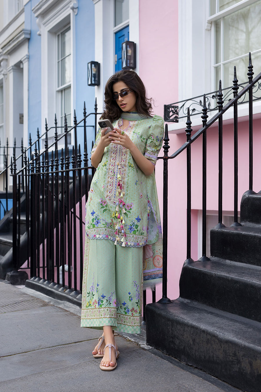 Buy SN Prints Design 2A Unstitched Lawn Suit 2026 | Women Summer Collection for women.choose good quality brands like Maria b zainab Chottani, Hussain Rehar etc... Various Pakistani branded dresses summer fabric, elegant design, perfect for casual & formal wear also shop eid collections from khaslibaas .delivery available in UK, USA, Canada, UAE, Dubai and other countries... 
