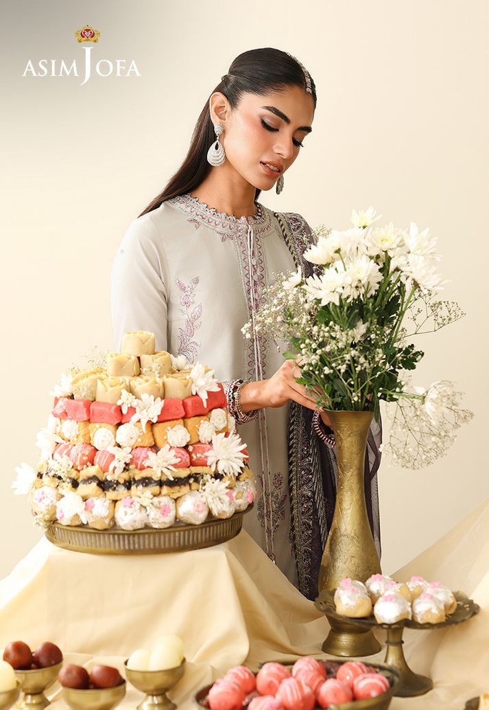 Shop Asim Jofa Luxury Festive '26 | AJULIH-09 original Pakistani designer collection online with free international delivery at Khaslibaas.com.delivery available in UK, USA, Canada, UAE, Dubai and other countries... 