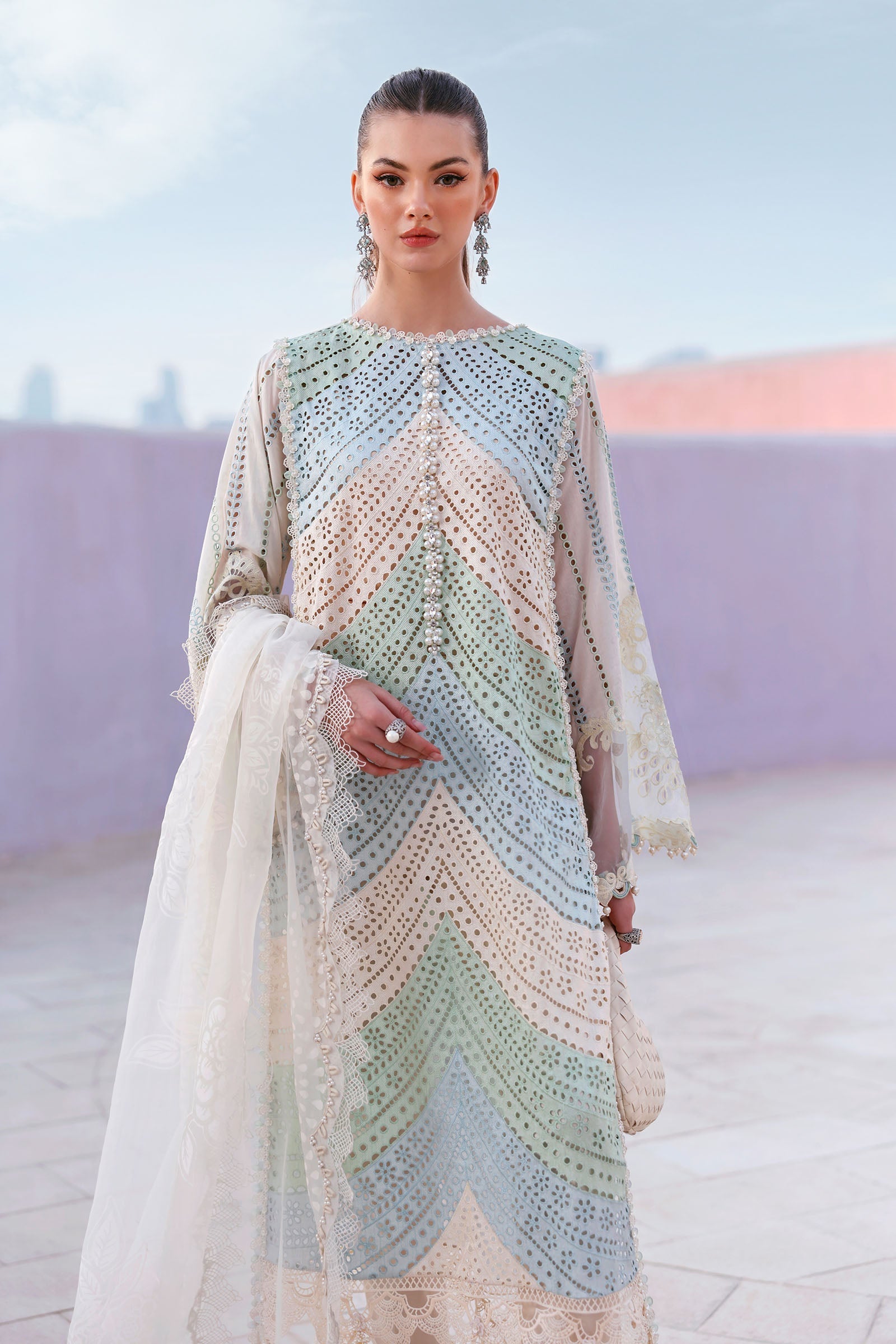 Buy from khaslibaas mariab Luxury 3 piece unstitched embroidered lawn suit for women ( D-2612-A).choose good quality brands like Maria b Sobia Nazir Various Pakistani branded dresses summer fabric, elegant design, perfect for casual & formal wear.delivery available in UK, USA,Australia, Canada, UAE, Dubai and other countries... 