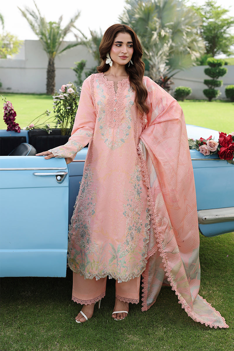 Buy from khaslibaas RANG RASIYA | Florence Luxury Festive Edit 'Laleh - 3 piece unstitched embroidered Festive suit for women .choose good quality brands like Maria b Sobia Nazir Various Pakistani branded dresses summer fabric, elegant design, perfect for casual & formal wear.delivery available in UK, USA,Australia, Canada, UAE, Dubai and other countries... 