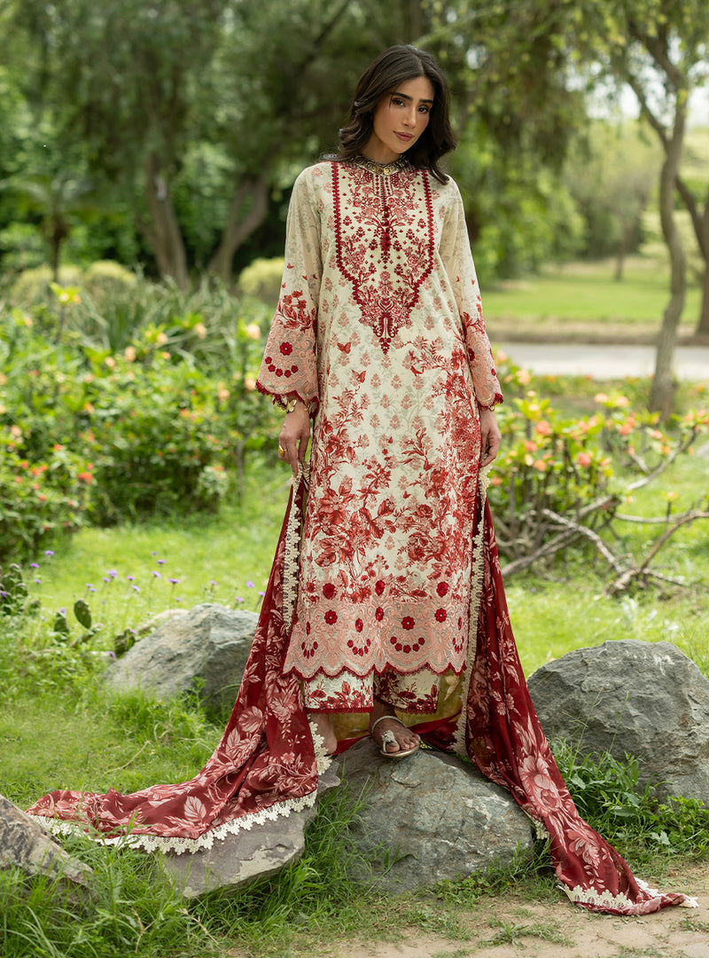 Buy from khaslibaas | ZAINAB CHOTTANI Luxury Lawn '26 | 3 piece unstitched embroidered lawn suit for women (Laine - 16).choose good quality brands like Maria b, Sobia Nazir zainab Chottani Various Pakistani branded dresses summer fabric, elegant design, perfect for casual & formal wear.delivery available in UK, USA, Canada, UAE, Dubai and other countries... 