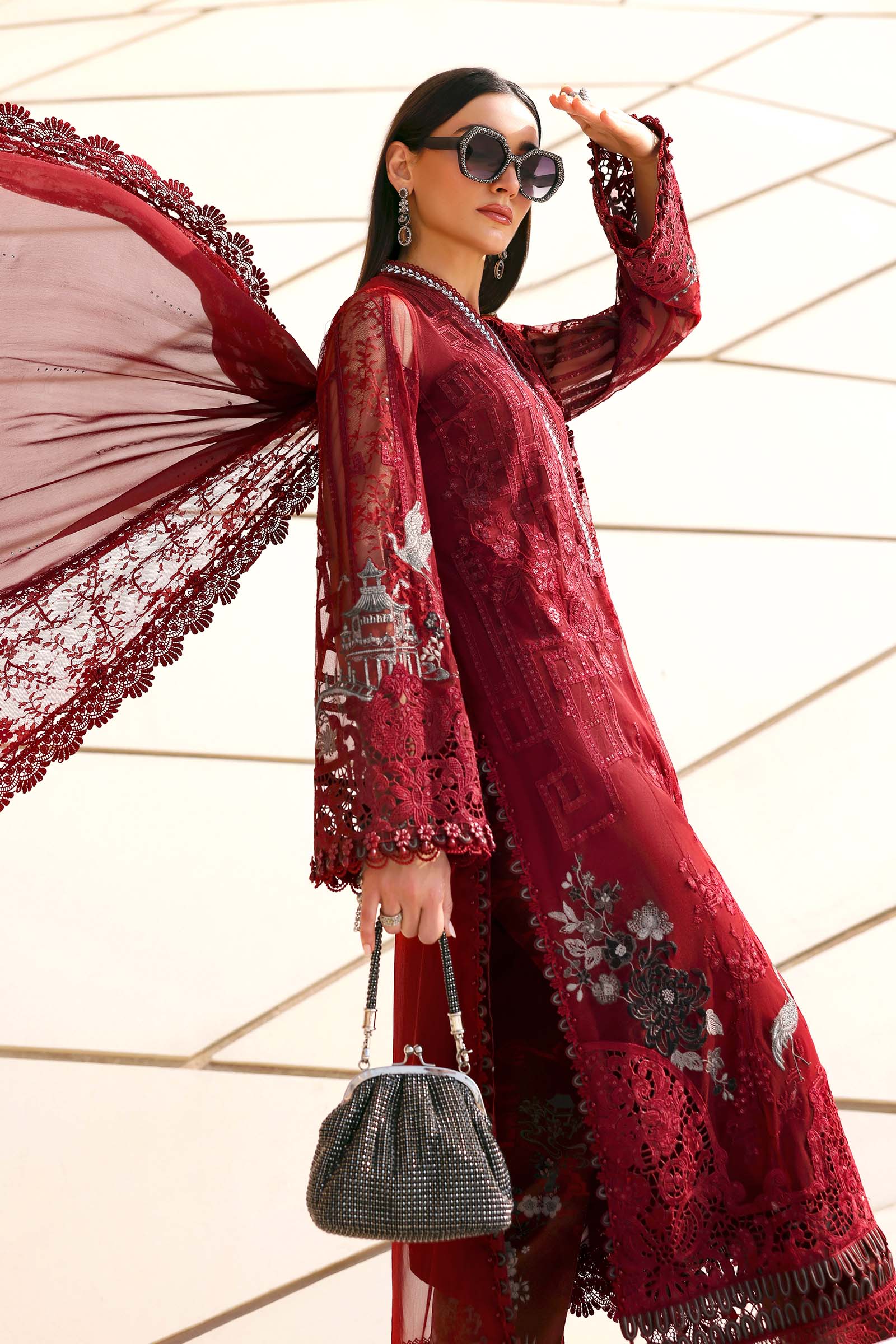 Buy from khaslibaas mariab Luxury 3 piece unstitched embroidered lawn suit for women ( D-2607-A).choose good quality brands like Maria b Sobia Nazir Various Pakistani branded dresses summer fabric, elegant design, perfect for casual & formal wear.delivery available in UK, USA,Australia, Canada, UAE, Dubai and other countries... 