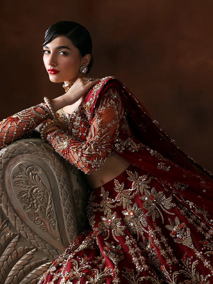Regal Deep Rust Bridal Collection
