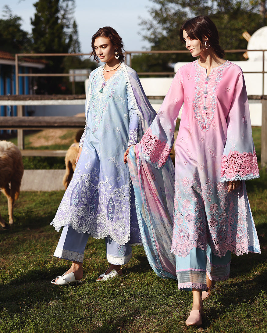 Buy Mushq Solace Ombre Chikankari Faint Blossom – Luxury Unstitched Lawn Suit 2026 | Women Summer Dresses 2026.choose good quality brands like Maria b zainab Chottani, Hussain Rehar, sobia nazir, Qalamkar, asim jofa etc... Various Pakistani branded dresses summer fabric, elegant design, perfect for casual & formal wear also shop eid collections from khaslibaas .delivery available in UK, USA, Canada, UAE, Dubai, Australia and other countries... 