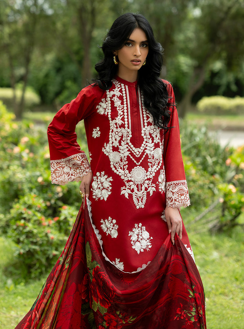 Buy from khaslibaas | ZAINAB CHOTTANI Luxury Lawn '26 | 3 piece unstitched embroidered lawn suit for women (Rohe - 05).choose good quality brands like Maria b, Sobia Nazir zainab Chottani Various Pakistani branded dresses summer fabric, elegant design, perfect for casual & formal wear.delivery available in UK, USA, Canada, UAE, Dubai and other countries... 