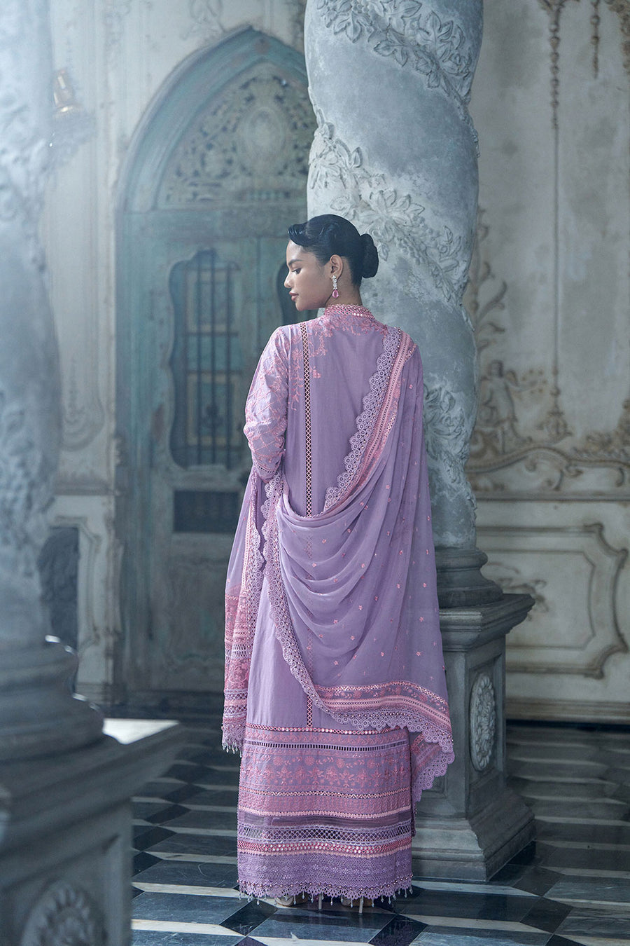 Buy from khaslibaas | sobia nazir Luxury Lawn Eid 2026 | 3 piece unstitched embroidered lawn suit for women (design 2A).choose good quality brands like Maria b zainab Chottani Various Pakistani branded dresses summer fabric, elegant design, perfect for casual & formal wear.delivery available in UK, USA, Canada, UAE, Dubai and other countries... 