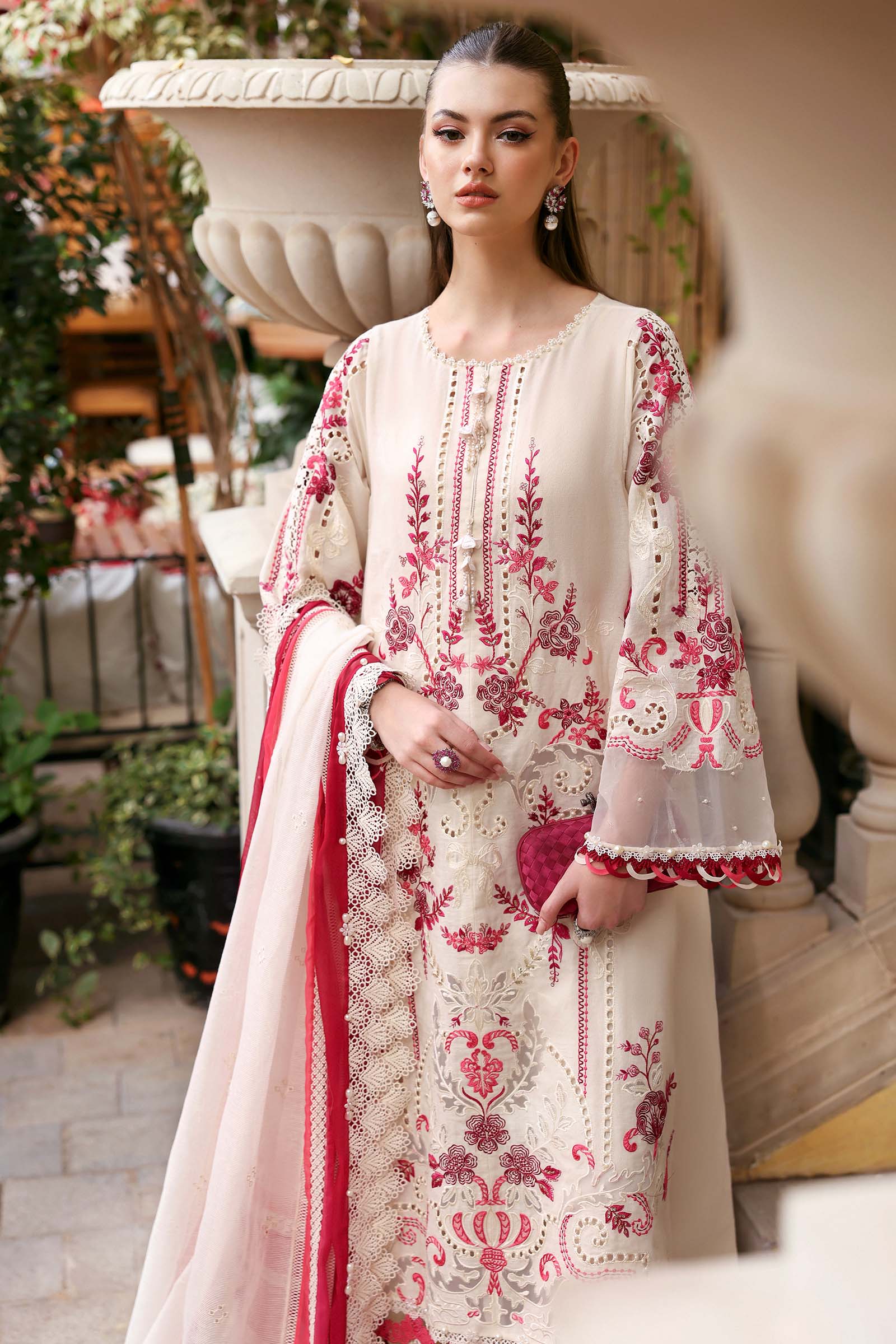Buy from khaslibaas mariab Luxury 3 piece unstitched embroidered lawn suit for women ( D-2609-A).choose good quality brands like Maria b Sobia Nazir Various Pakistani branded dresses summer fabric, elegant design, perfect for casual & formal wear.delivery available in UK, USA,Australia, Canada, UAE, Dubai and other countries... 
