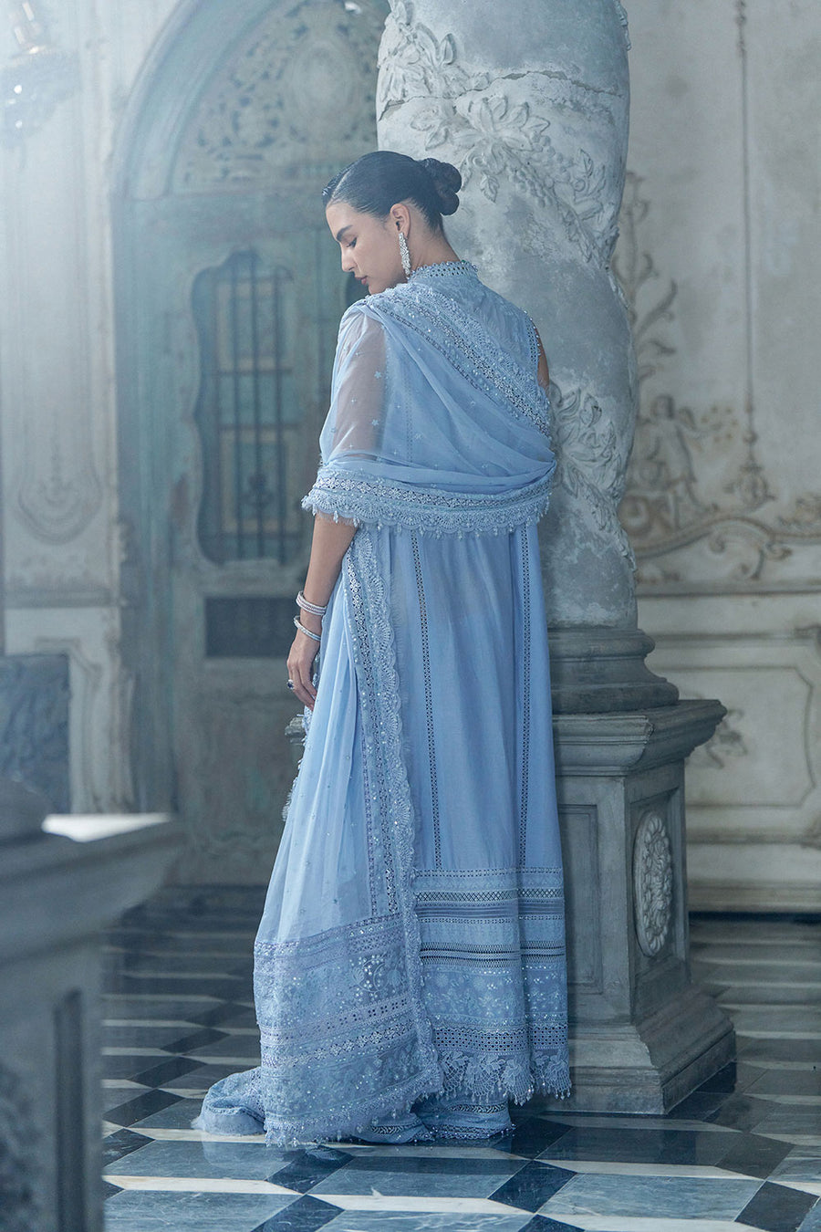 Buy from khaslibaas | sobia nazir Luxury Lawn Eid 2026 | 3 piece unstitched embroidered lawn suit for women (design 2B).choose good quality brands like Maria b zainab Chottani Various Pakistani branded dresses summer fabric, elegant design, perfect for casual & formal wear.delivery available in UK, USA, Canada, UAE, Dubai and other countries... 