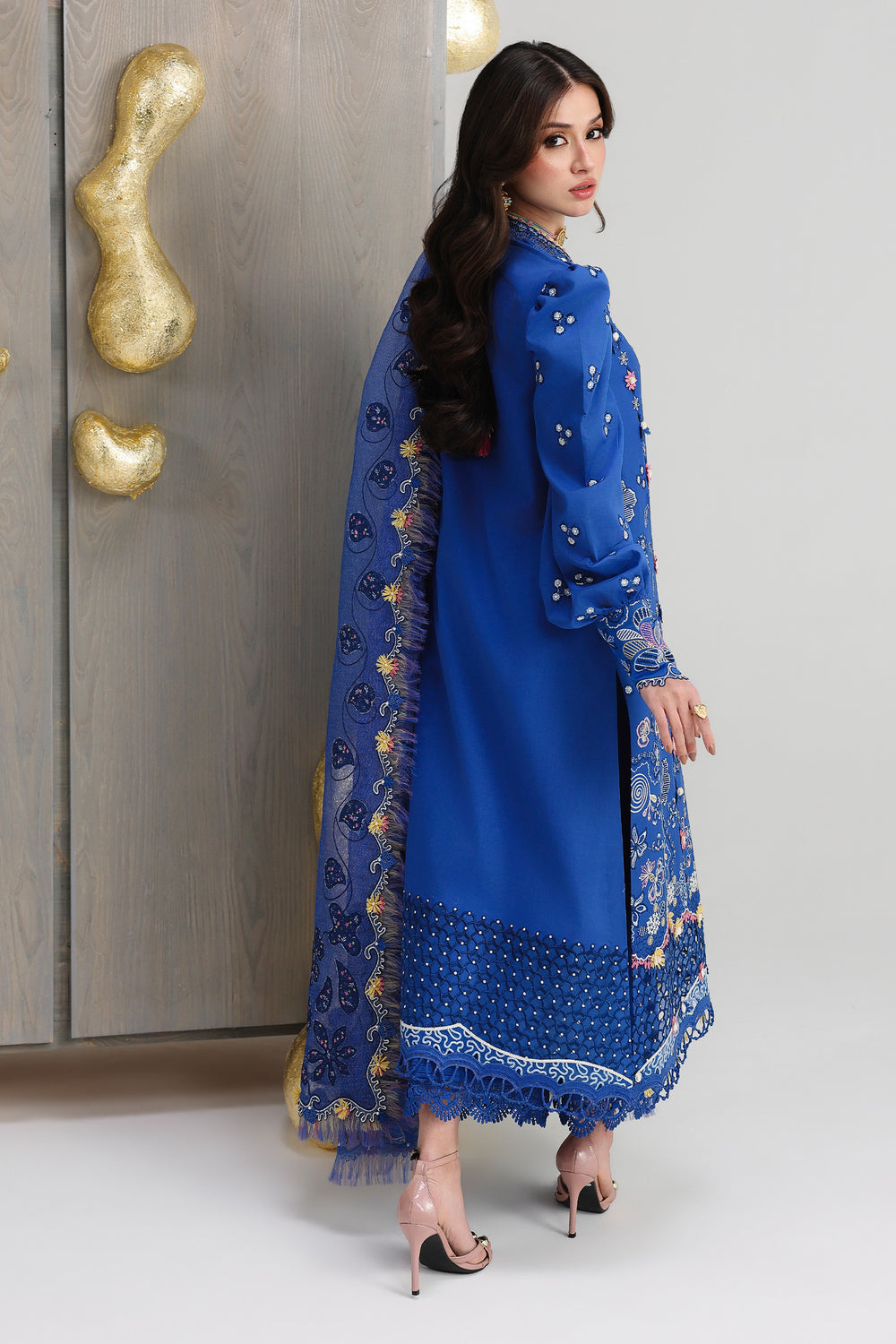 Buy QALAMKAR QFL-06 EMINA Embroidered  Suit 3 Pcs Unstitched | Women Summer Dresses 2026.choose good quality brands like Maria b zainab Chottani, Hussain Rehar, sobia nazir etc... Various Pakistani branded dresses summer fabric, elegant design, perfect for casual & formal wear also shop eid collections from khaslibaas .delivery available in UK, USA, Canada, UAE, Dubai and other countries... 