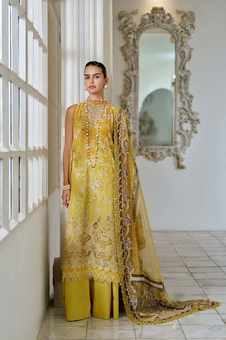 Buy from khaslibaas | sobia nazir Luxury Lawn Eid 2026 | 3 piece unstitched embroidered lawn suit for women (design 12B).choose good quality brands like Maria b zainab Chottani Various Pakistani branded dresses summer fabric, elegant design, perfect for casual & formal wear.delivery available in UK, USA, Canada, UAE, Dubai and other countries... 