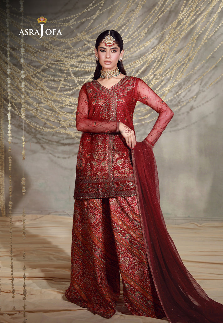 Buy asim jofa AJULFE-08 Embroidered Slub Lawn Suit 3 Pcs Unstitched | Women Summer Dress 2026.choose good quality brands like Maria b zainab Chottani, Hussain Rehar etc... Various Pakistani branded dresses summer fabric, elegant design, perfect for casual & formal wear also shop eid collections from khaslibaas .delivery available in UK, USA, Canada, UAE, Dubai and other countries... 