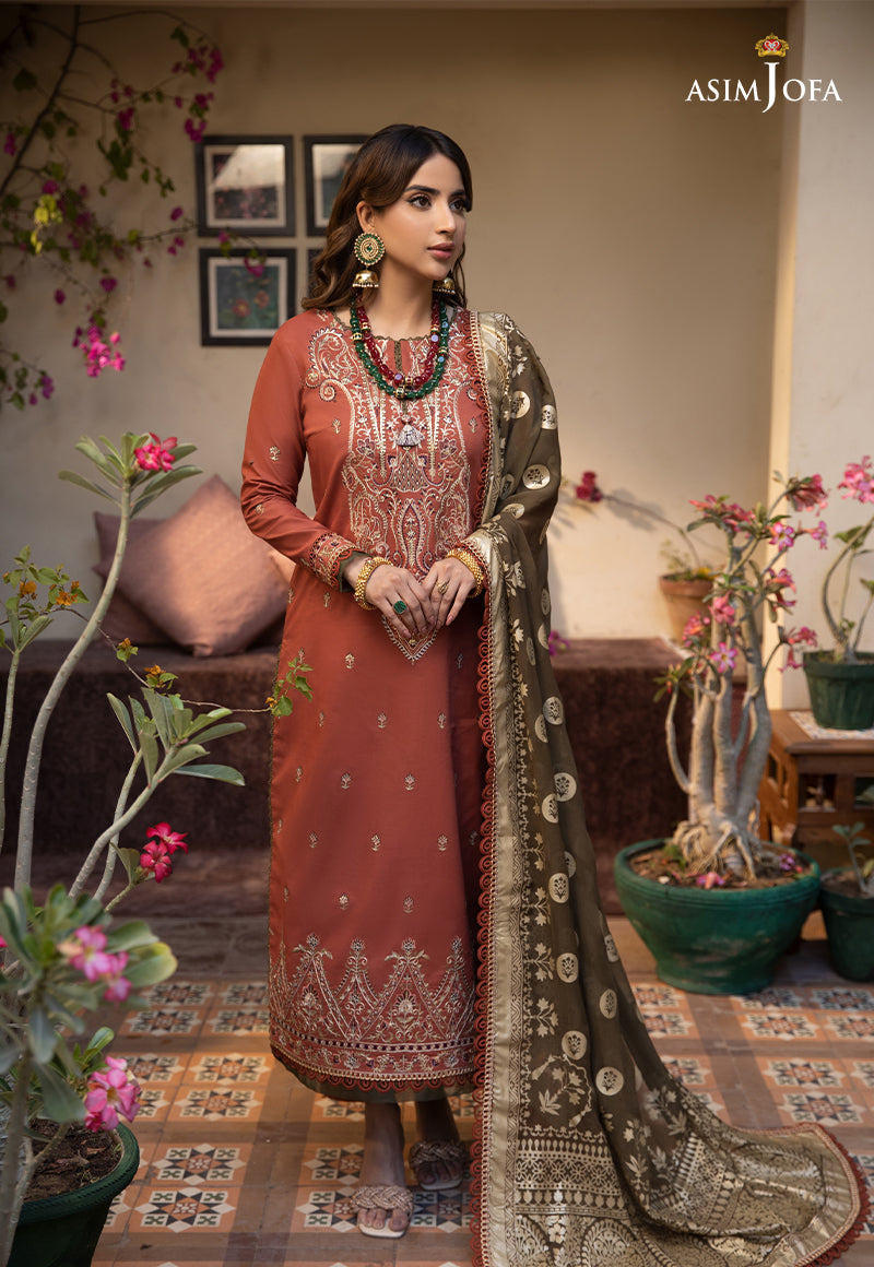 Buy Asim jofa AJZB-14 EMBROIDERED CAMBRIC   | Women FESTIVE Dress 2026.choose good quality brands like Maria b zainab Chottani, Hussain Rehar etc... Various Pakistani branded dresses summer fabric, elegant design, perfect for casual & formal wear also shop eid collections from khaslibaas .delivery available in UK, USA, Canada, UAE, Dubai and other countries... 