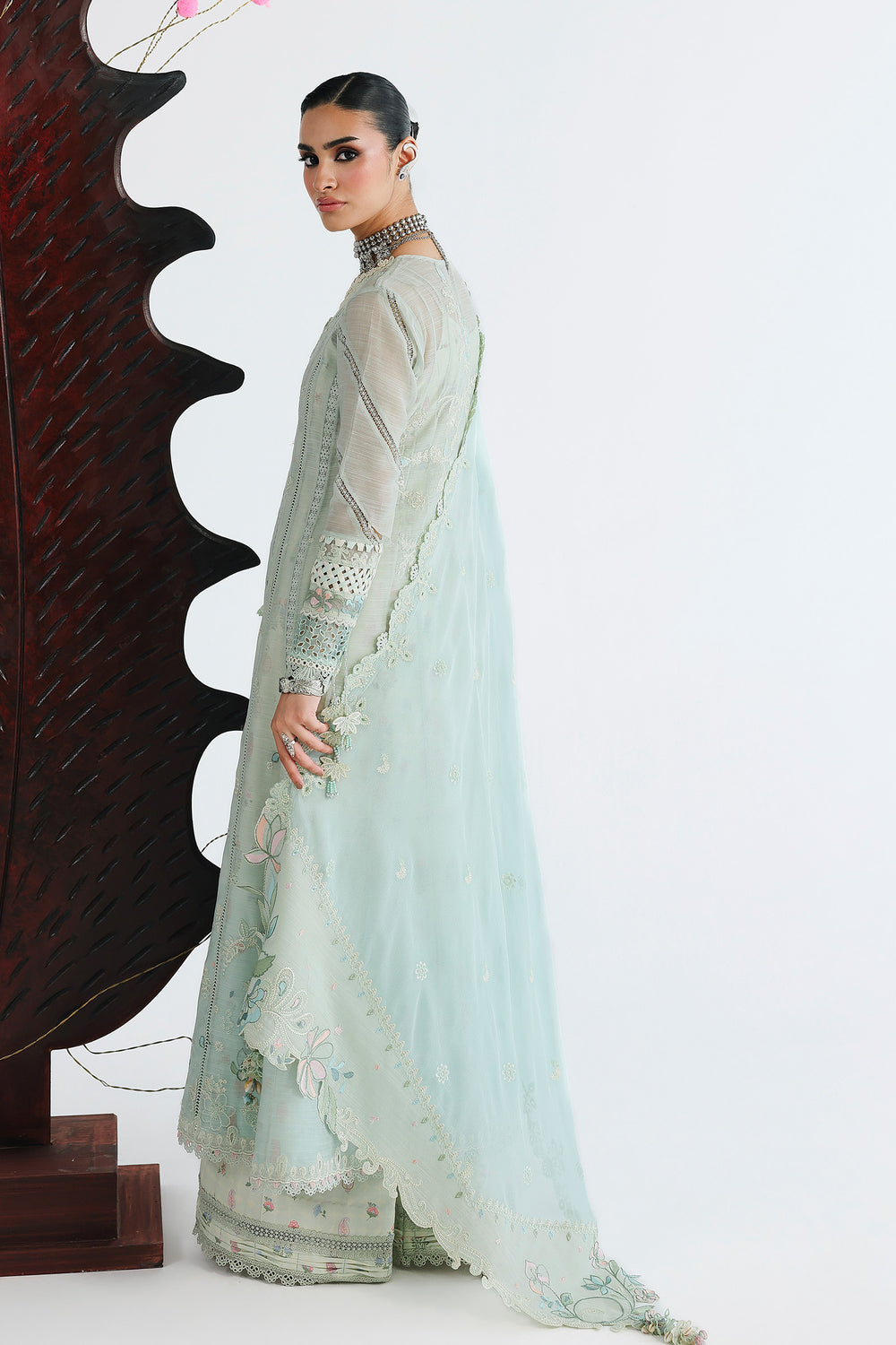 Buy QALAMKAR QFL-08 SABEL Embroidered  Suit 3 Pcs Unstitched | Women Summer Dresses 2026.choose good quality brands like Maria b zainab Chottani, Hussain Rehar, sobia nazir etc... Various Pakistani branded dresses summer fabric, elegant design, perfect for casual & formal wear also shop eid collections from khaslibaas .delivery available in UK, USA, Canada, UAE, Dubai and other countries... 