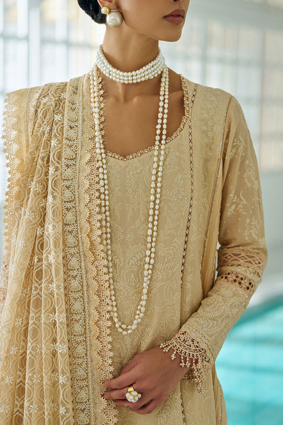 Buy from khaslibaas | sobia nazir Luxury Lawn Eid 2026 | 3 piece unstitched embroidered lawn suit for women (design 3A).choose good quality brands like Maria b zainab Chottani Various Pakistani branded dresses summer fabric, elegant design, perfect for casual & formal wear.delivery available in UK, USA, Canada, UAE, Dubai and other countries... 