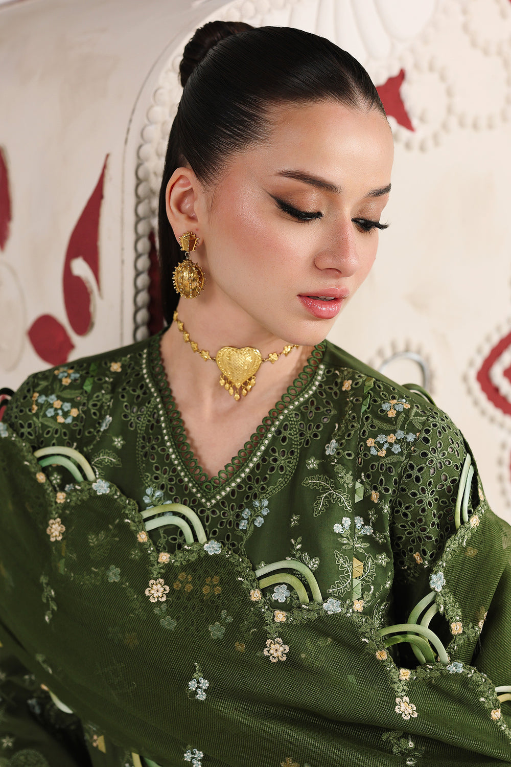 QALAMKAR | Festive Lawn 2026-QFL-09 VESTA