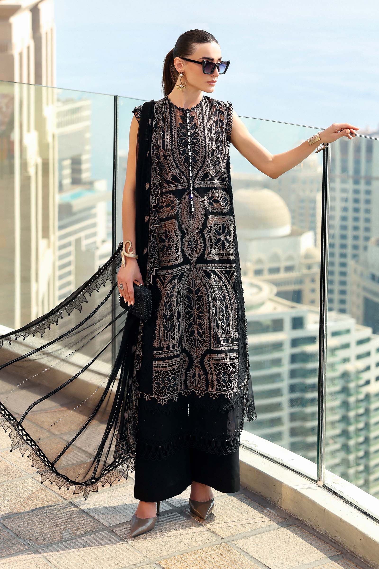 Buy from khaslibaas mariab Luxury 3 piece unstitched embroidered lawn suit for women ( D-2608-B).choose good quality brands like Maria b Sobia Nazir Various Pakistani branded dresses summer fabric, elegant design, perfect for casual & formal wear.delivery available in UK, USA,Australia, Canada, UAE, Dubai and other countries... 