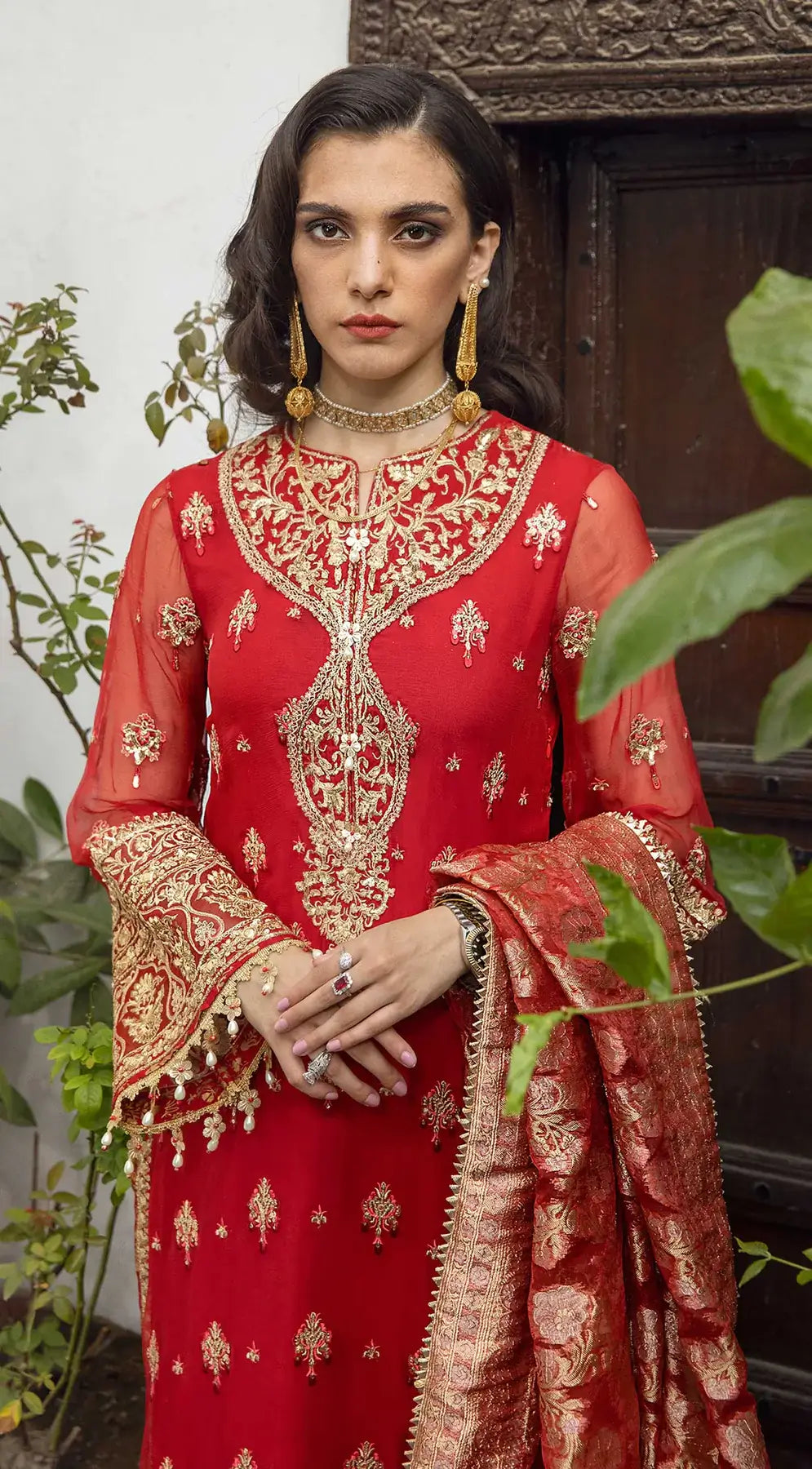 Buy ANAYA X KAMIAR ROKNI HIRANUR Wedding| FESTIVE Dress 2026.choose good quality brands like Maria b zainab Chottani, Hussain Rehar etc... Various Pakistani branded dresses summer fabric, elegant design, perfect for casual & formal wear also shop eid collections from khaslibaas .delivery available in UK, USA, Canada, UAE, Dubai and other countries... 