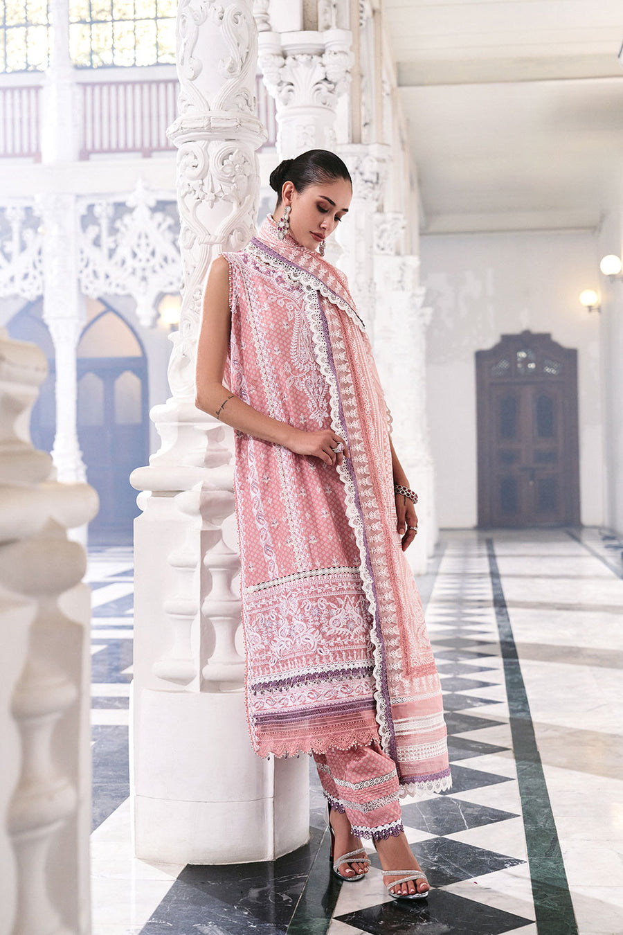 Buy from khaslibaas | sobia nazir Luxury Lawn Eid 2026 | 3 piece unstitched embroidered lawn suit for women (design 11A).choose good quality brands like Maria b zainab Chottani Various Pakistani branded dresses summer fabric, elegant design, perfect for casual & formal wear.delivery available in UK, USA, Canada, UAE, Dubai and other countries... 