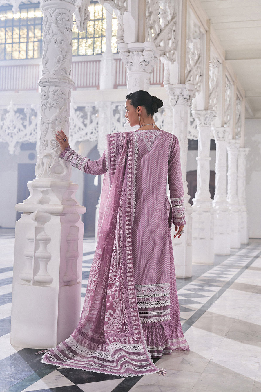 Buy from khaslibaas | sobia nazir Luxury Lawn Eid 2026 | 3 piece unstitched embroidered lawn suit for women (design 11B).choose good quality brands like Maria b zainab Chottani Various Pakistani branded dresses summer fabric, elegant design, perfect for casual & formal wear.delivery available in UK, USA, Canada, UAE, Dubai and other countries... 