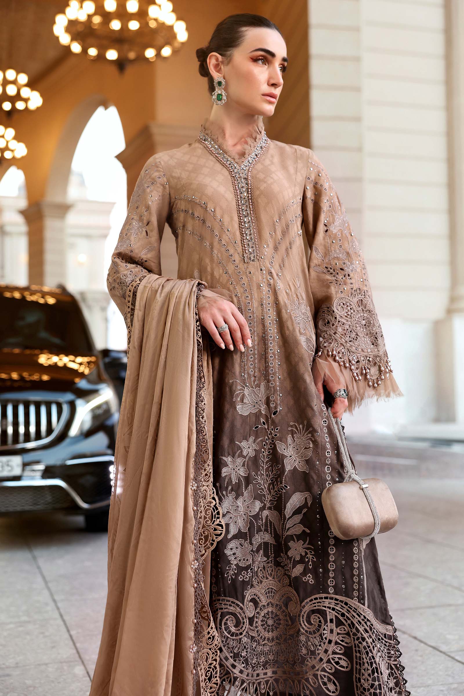 Buy from khaslibaas mariab Luxury 3 piece unstitched embroidered lawn suit for women ( D-2601-A ).choose good quality brands like Maria b Sobia Nazir Various Pakistani branded dresses summer fabric, elegant design, perfect for casual & formal wear.delivery available in UK, USA,Australia, Canada, UAE, Dubai and other countries... 