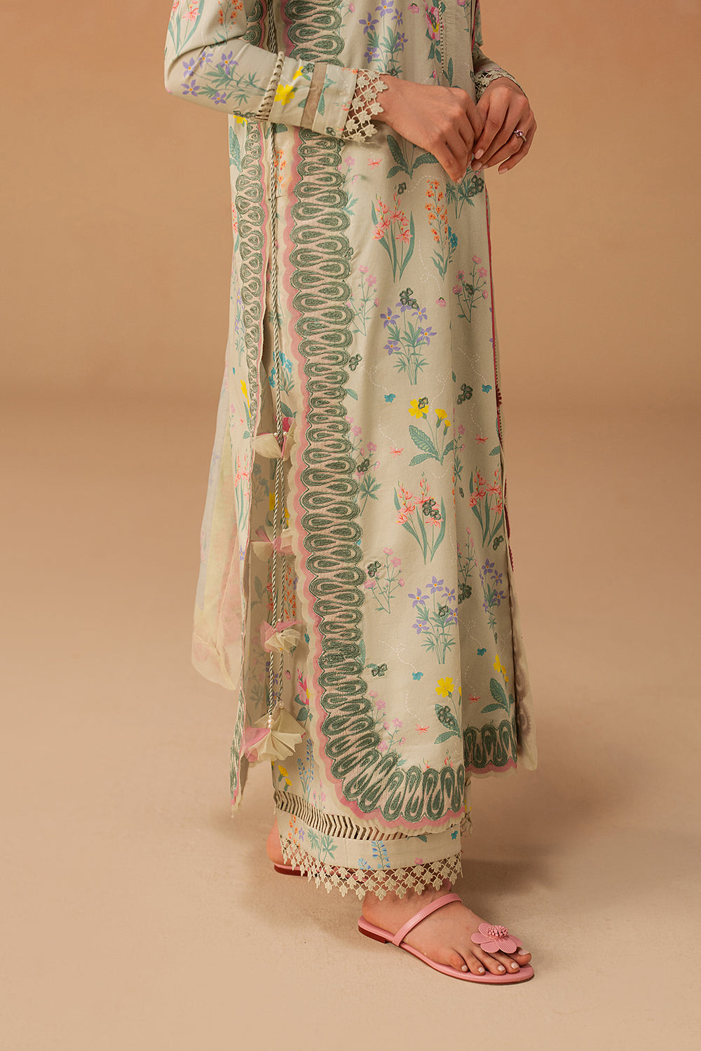 Buy Afrozeh | Haze - Summer Edit'26 (Sunlaced Green ) Suit 3 Pcs | Women Summer Dresses 2026.choose good quality brands like Maria b zainab Chottani, Hussain Rehar, sobia nazir etc... Various Pakistani branded dresses summer fabric, elegant design, perfect for casual & formal wear also shop eid collections from khaslibaas .delivery available in UK, USA, Canada, UAE, Dubai and other countries... 