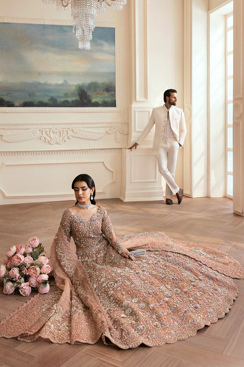 Miraya Peach Pink Bridal Collection