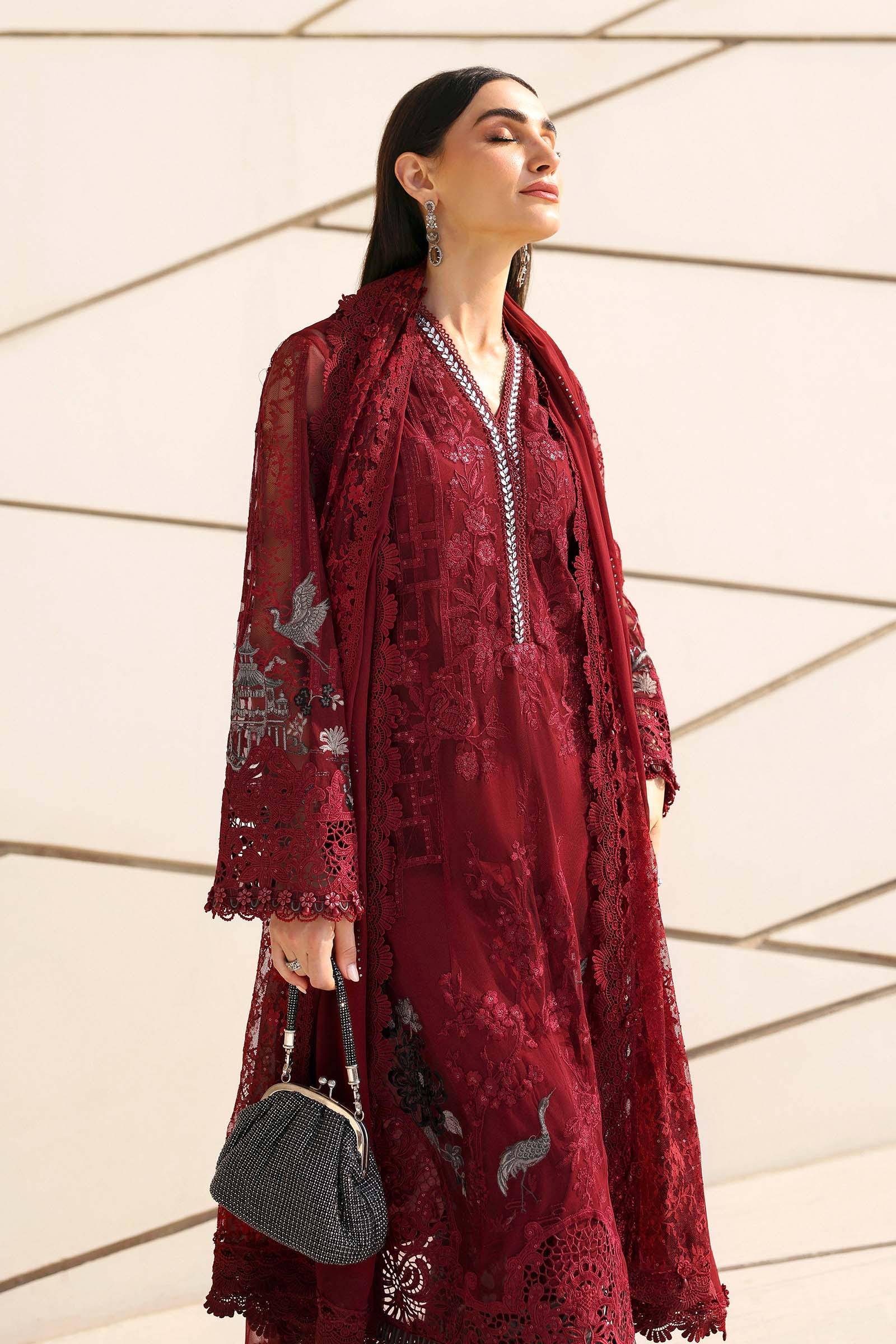 Buy from khaslibaas mariab Luxury 3 piece unstitched embroidered lawn suit for women ( D-2607-A).choose good quality brands like Maria b Sobia Nazir Various Pakistani branded dresses summer fabric, elegant design, perfect for casual & formal wear.delivery available in UK, USA,Australia, Canada, UAE, Dubai and other countries... 
