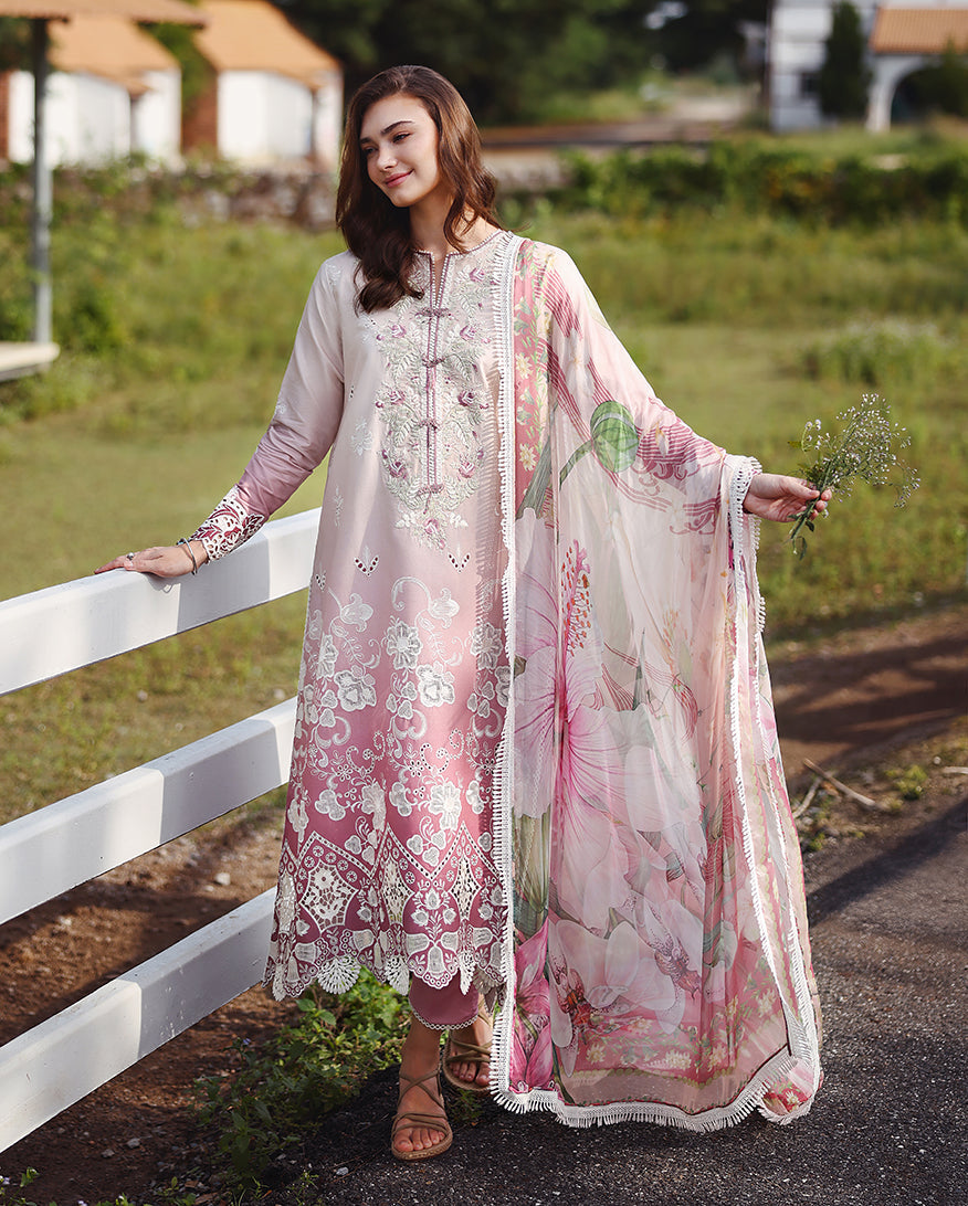 Buy Mushq Solace Ombre Chikankari Dew Drift– Luxury Unstitched Lawn Suit 2026 | Women Summer Dresses 2026.choose good quality brands like Maria b zainab Chottani, Hussain Rehar, sobia nazir, Qalamkar, asim jofa etc... Various Pakistani branded dresses summer fabric, elegant design, perfect for casual & formal wear also shop eid collections from khaslibaas .delivery available in UK, USA, Canada, UAE, Dubai, Australia and other countries... 