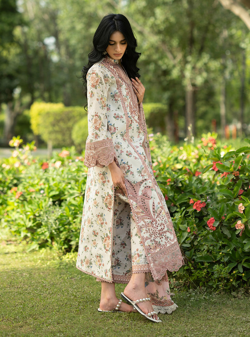 Buy from khaslibaas | ZAINAB CHOTTANI Luxury Lawn '26 | 3 piece unstitched embroidered lawn suit for women (Ilsa - 14).choose good quality brands like Maria b, Sobia Nazir zainab Chottani Various Pakistani branded dresses summer fabric, elegant design, perfect for casual & formal wear.delivery available in UK, USA, Canada, UAE, Dubai and other countries... 