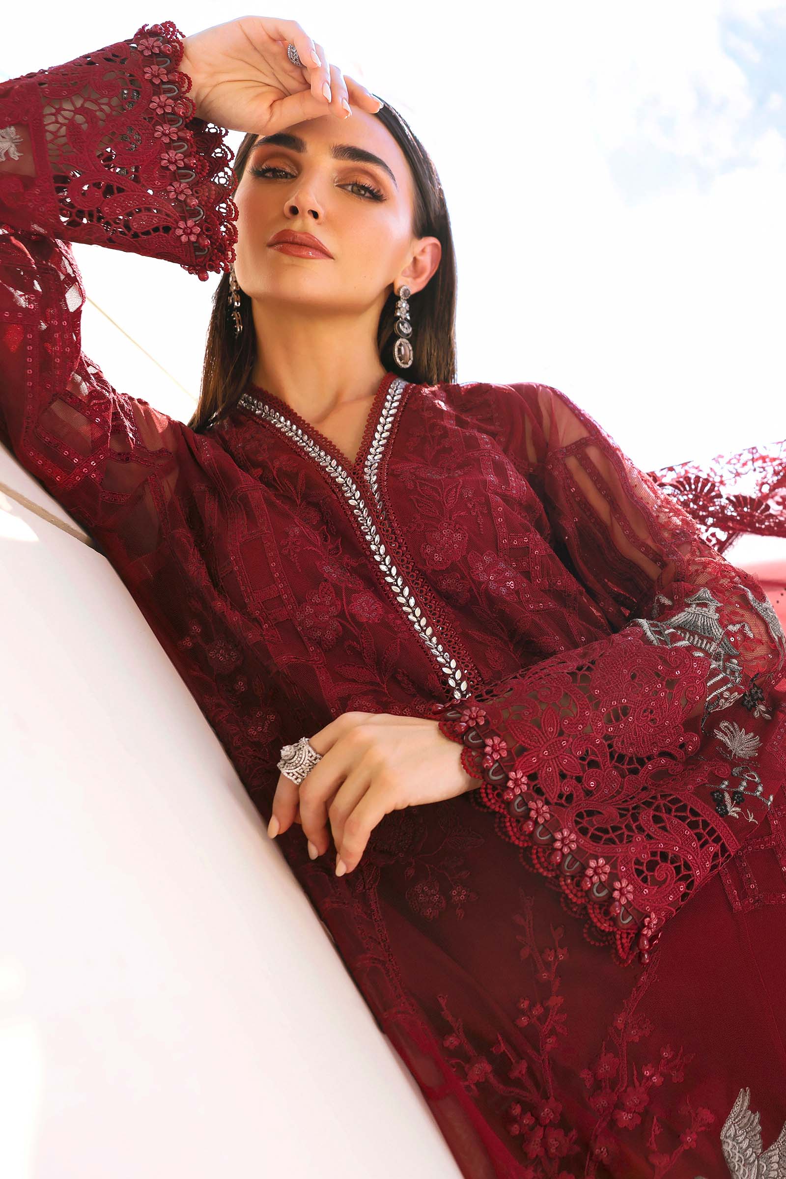 Buy from khaslibaas mariab Luxury 3 piece unstitched embroidered lawn suit for women ( D-2607-A).choose good quality brands like Maria b Sobia Nazir Various Pakistani branded dresses summer fabric, elegant design, perfect for casual & formal wear.delivery available in UK, USA,Australia, Canada, UAE, Dubai and other countries... 