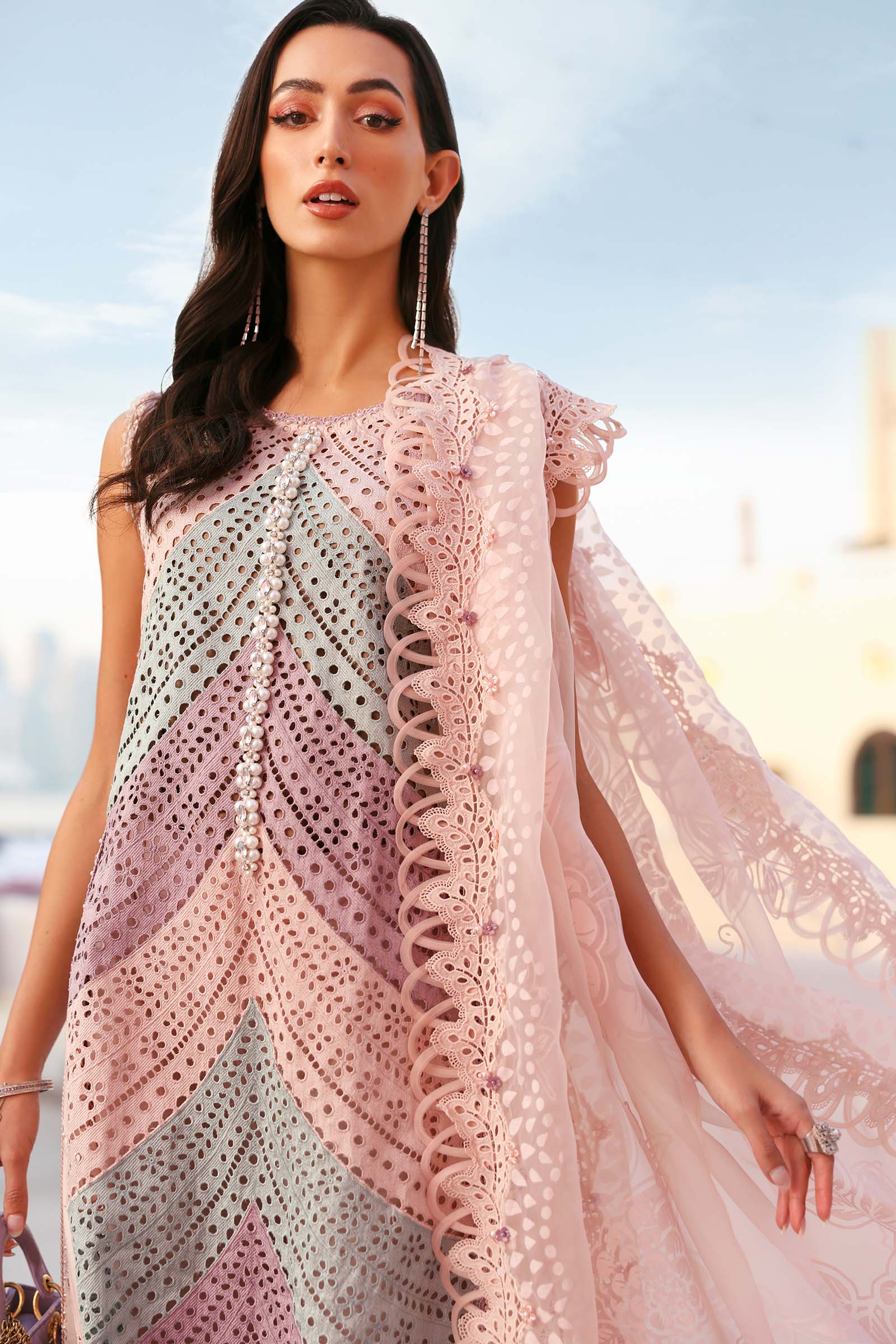 Buy from khaslibaas mariab Luxury 3 piece unstitched embroidered lawn suit for women ( D-2612-B).choose good quality brands like Maria b Sobia Nazir Various Pakistani branded dresses summer fabric, elegant design, perfect for casual & formal wear.delivery available in UK, USA,Australia, Canada, UAE, Dubai and other countries... 