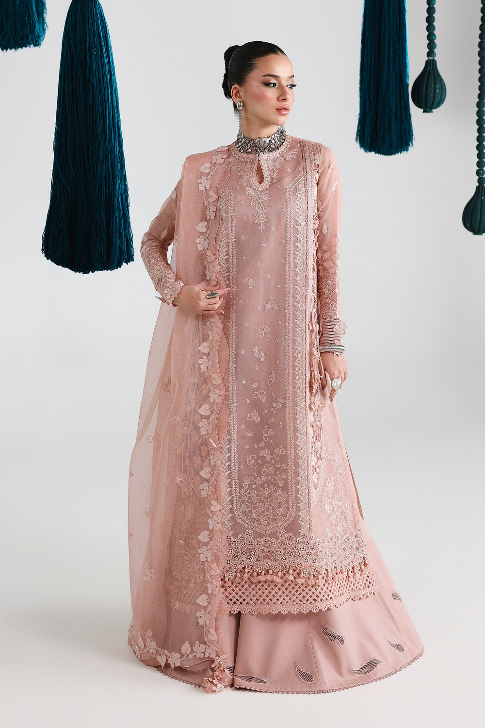 Buy QALAMKAR QFL-11 JINA  Embroidered  Suit 3 Pcs Unstitched | Women Summer Dresses 2026.choose good quality brands like Maria b zainab Chottani, Hussain Rehar, sobia nazir etc... Various Pakistani branded dresses summer fabric, elegant design, perfect for casual & formal wear also shop eid collections from khaslibaas .delivery available in UK, USA, Canada, UAE, Dubai and other countries... 
