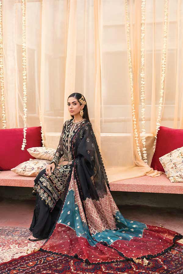 Buy Ayzel by Afrozeh Arash Noroz Luxury Chiffon Collection  Embroidered  Festive Suit 3 Pcs Unstitched | Women Summer Dresses 2026.choose good quality brands like Maria b zainab Chottani, Hussain Rehar, sobia nazir etc... Various Pakistani branded dresses summer fabric, elegant design, perfect for casual & formal wear also shop eid collections from khaslibaas .delivery available in UK, USA, Canada, UAE, Dubai and other countries... 