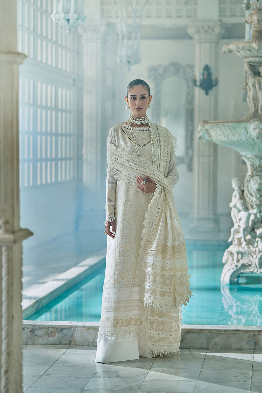 Buy from khaslibaas | sobia nazir Luxury Lawn Eid 2026 | 3 piece unstitched embroidered lawn suit for women (design 9A).choose good quality brands like Maria b zainab Chottani Various Pakistani branded dresses summer fabric, elegant design, perfect for casual & formal wear.delivery available in UK, USA, Canada, UAE, Dubai and other countries... 