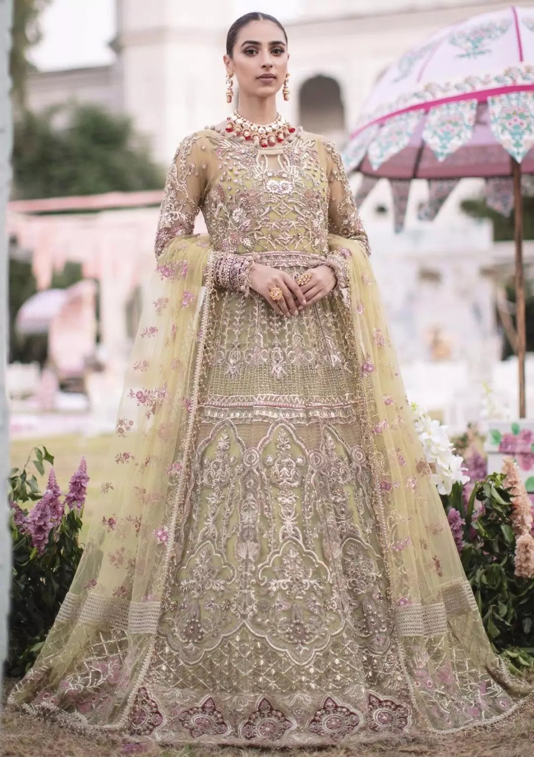Buy Elaf by Veer Di Wedding EVW-03 (MUMTAZ)  | FESTIVE Dress 2026.choose good quality brands like Maria b zainab Chottani, Hussain Rehar etc... Various Pakistani branded dresses summer fabric, elegant design, perfect for casual & formal wear also shop eid collections from khaslibaas .delivery available in UK, USA, Canada, UAE, Dubai and other countries... 